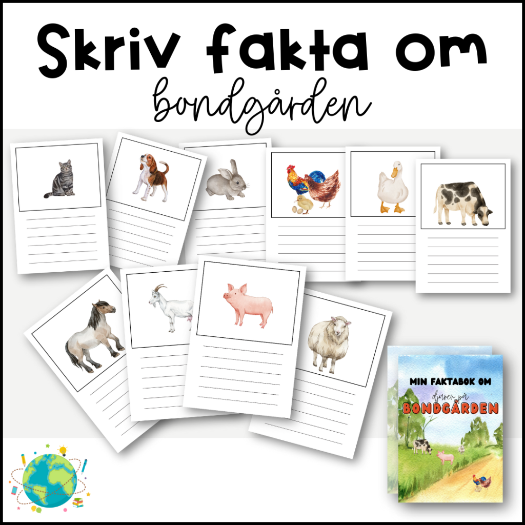 Min faktabok om djuren på bondgården