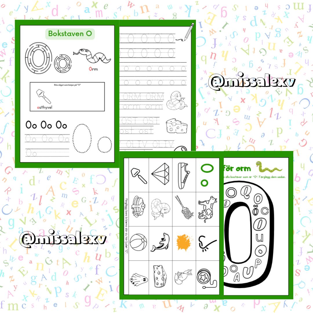 Uppdaterad: Alfabetet från O till Q