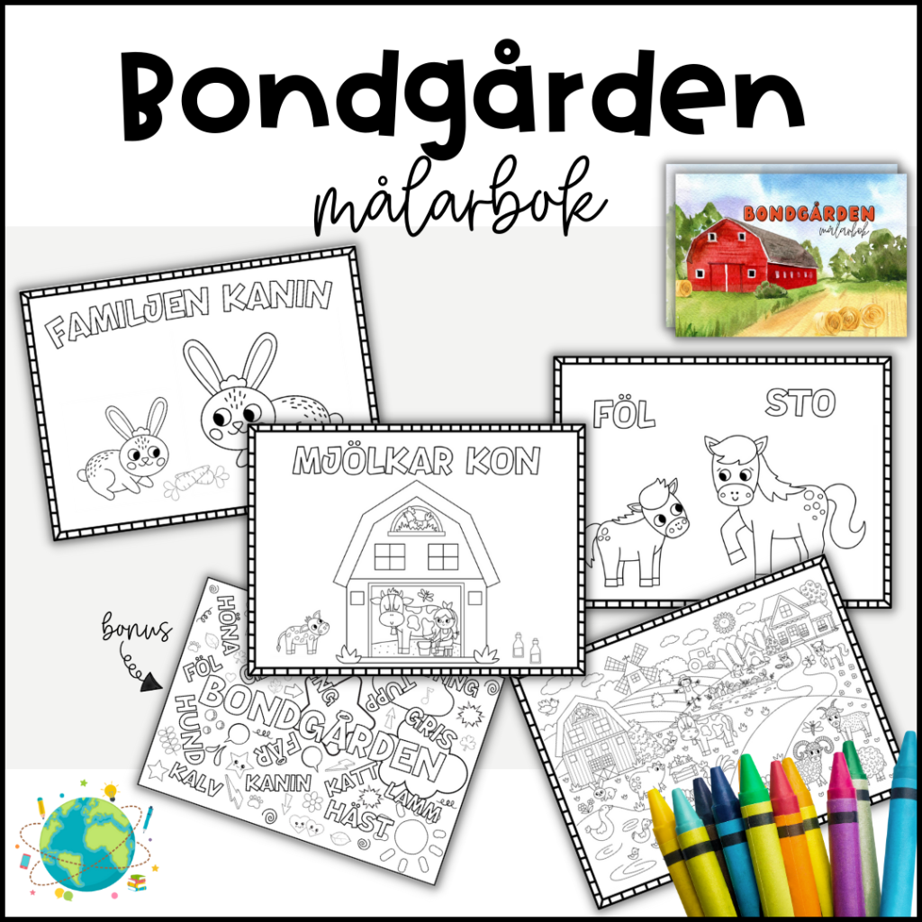 Bondgården 2023 – Målarbok