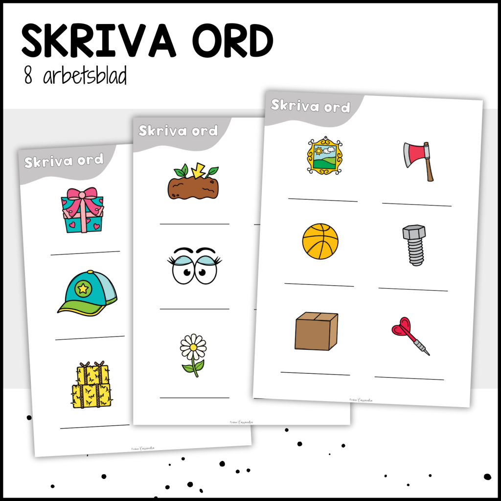 Skriva ord