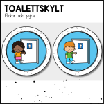 Toalettskyltar - bild 1