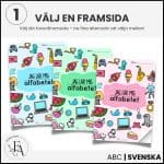 Jag lär mig alfabetet | Bokstavshäfte | (256 sidor!) - bild 3