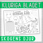 Skogens djur – kluriga bladet: knep, knåp och pyssel - bild 1