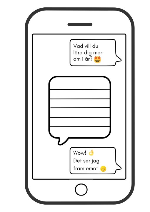Smartphone Flipbok- Nya mål och tankar om nytt läsår osv.
