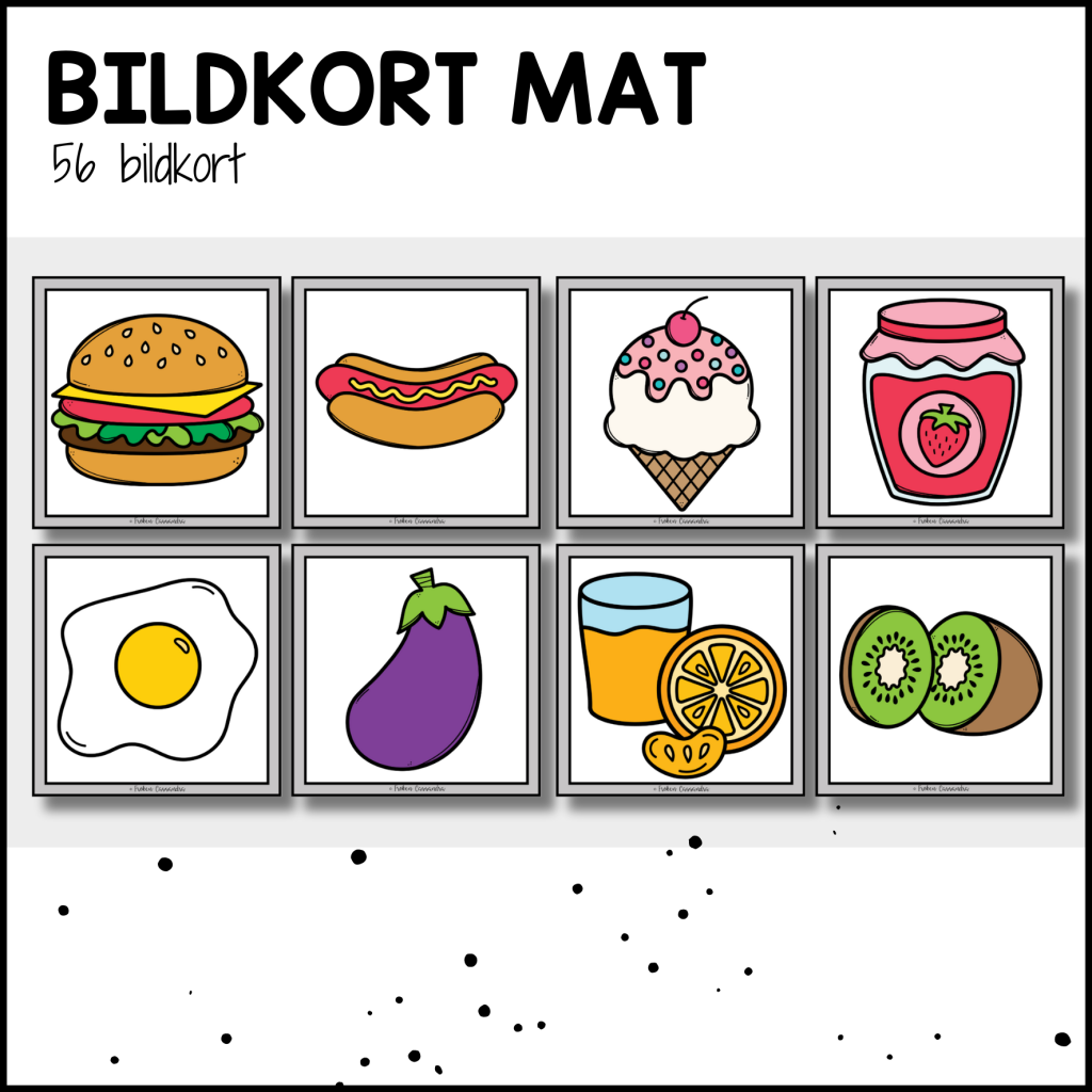 BILDKORT: mat och dryck