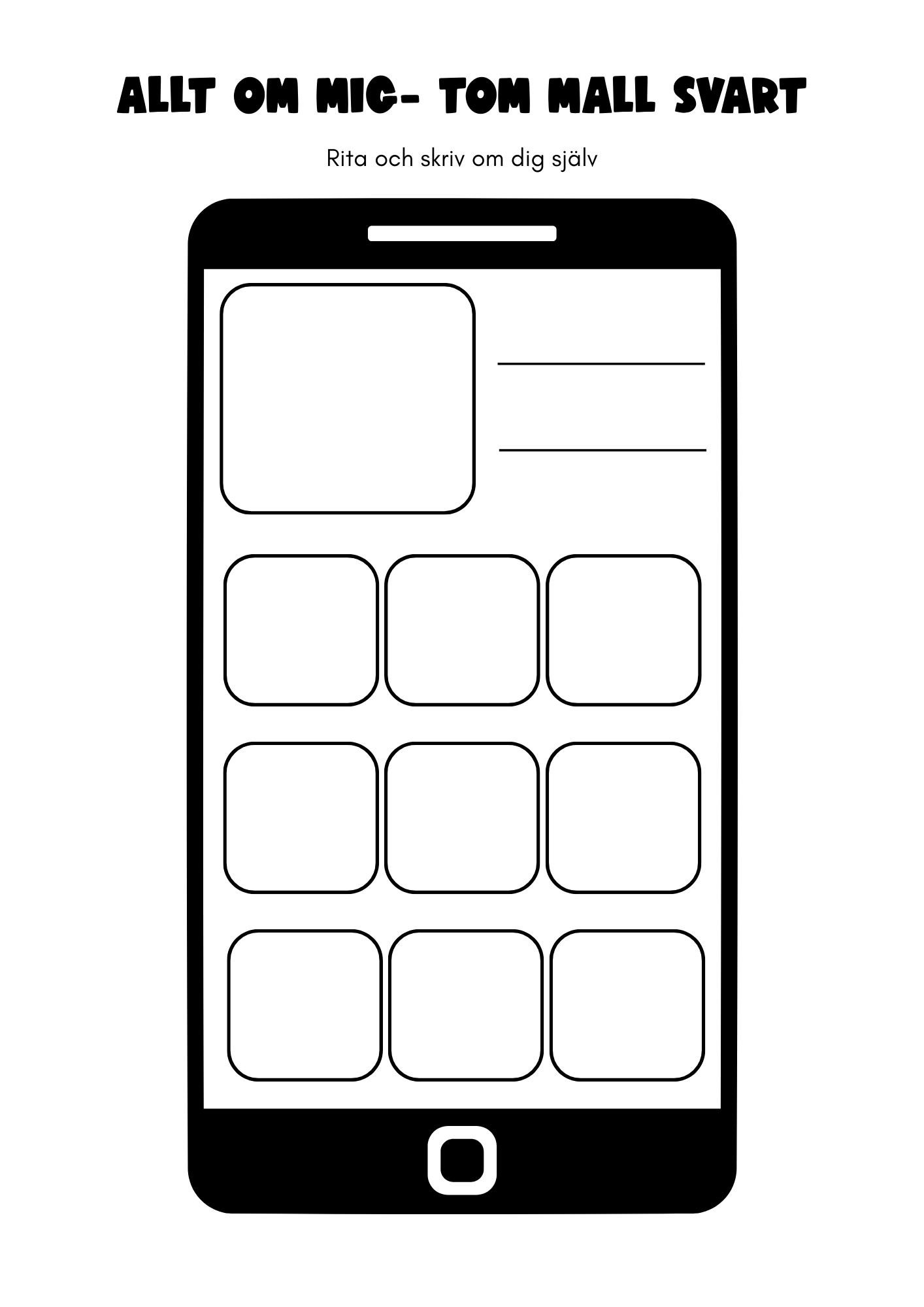 Allt om mig- smartphone