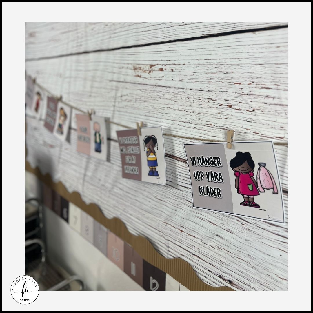 Trivselregler / Klassregler (tema natural)