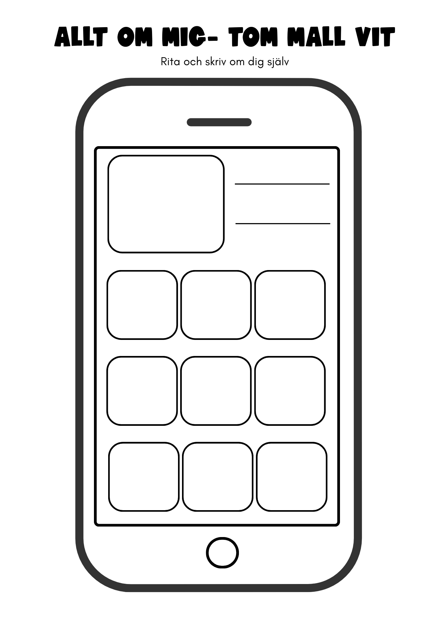 Allt om mig- smartphone