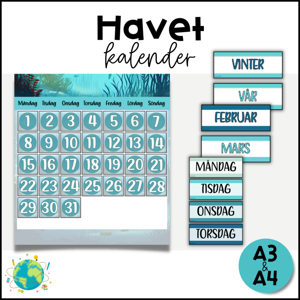 Havet – Väggkalender