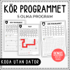 Kör programmet - kodning: koda utan dator