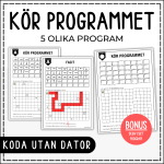 Kör programmet – kodning: koda utan dator - bild 1