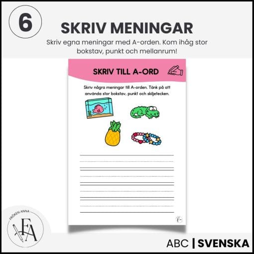 Jag lär mig alfabetet | Bokstavshäfte | (256 sidor!)
