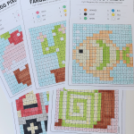 Pixelbilder – färglägg dolda motiv - bild 3