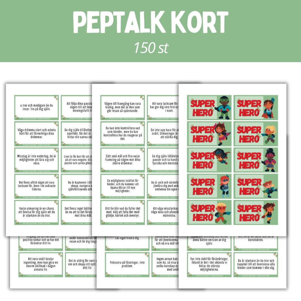 Peptalk – 150 talkort