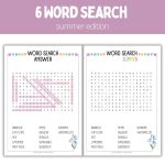 Word searches – 6 pieces – summer edition (+answer) - bild 1