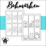 Bokmärken djur och ätbart - bild 1