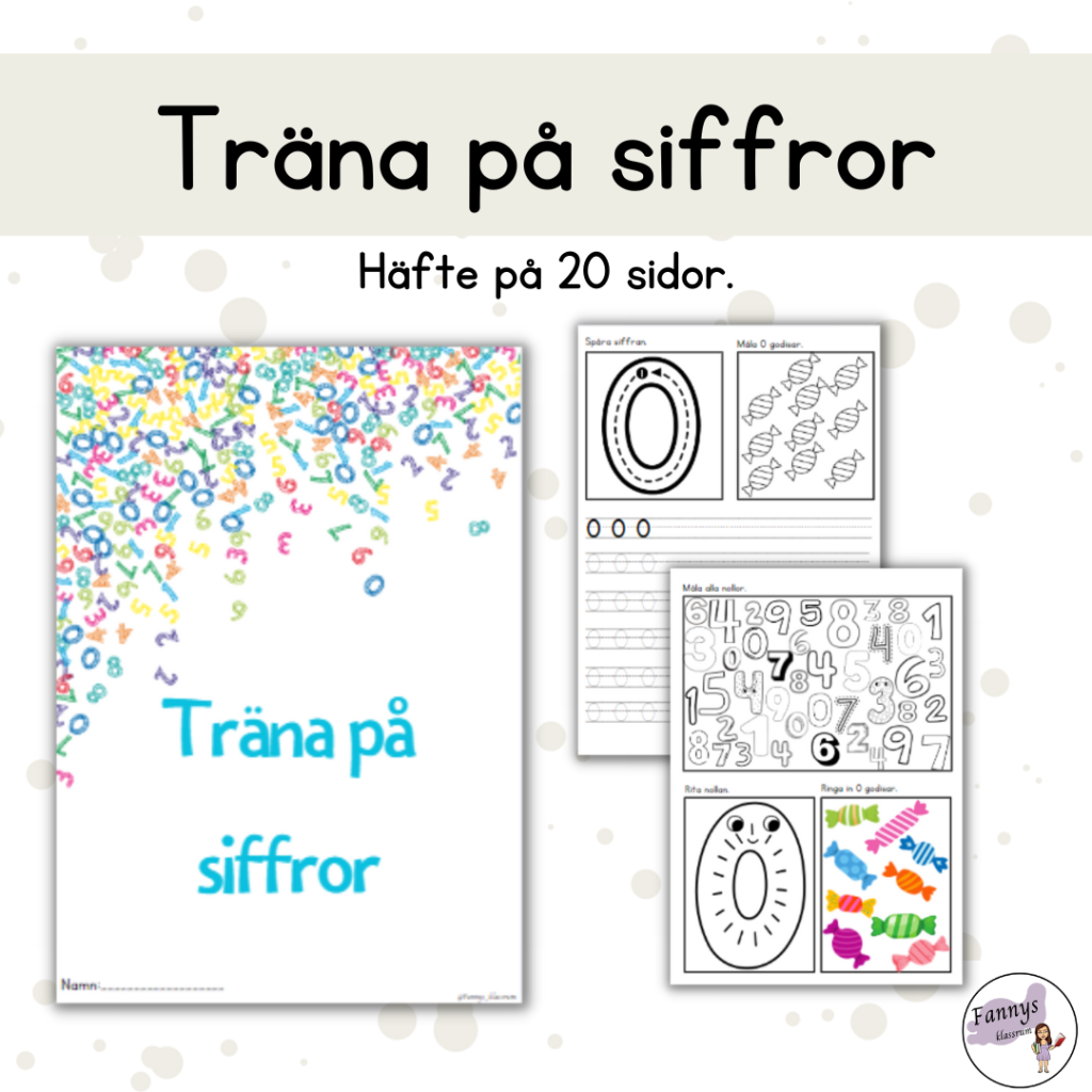 Häfte-träna på siffror