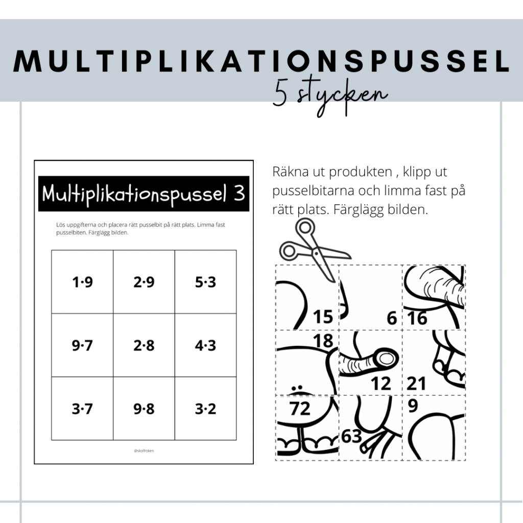 Multiplikationspussel