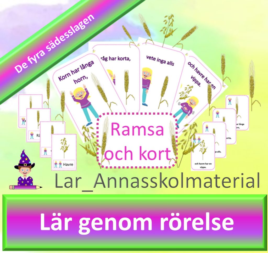 De fyra sädesslagen ramsa och kort