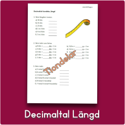 Decimaltal Tiondelar