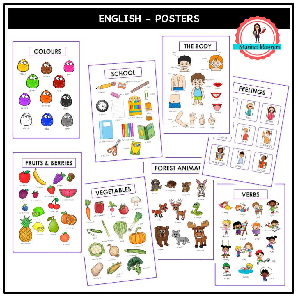 English posters