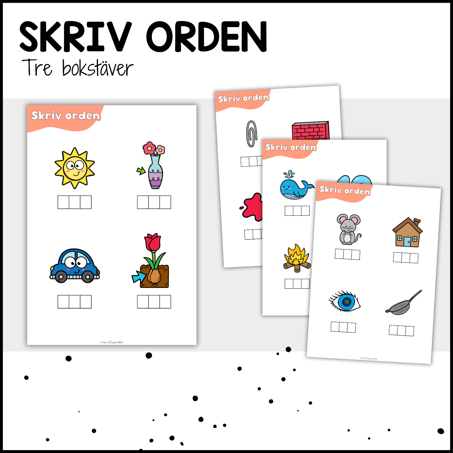 Skriv orden