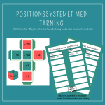 Mattespel Positionssystemet med tärning - bild 1