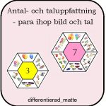 Taluppfattning – para ihop bild med tal - bild 1