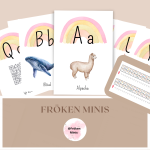 Väggalfabet regnbåge - bild 1