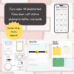 4 arbetsblad till uppstarten - bild 1