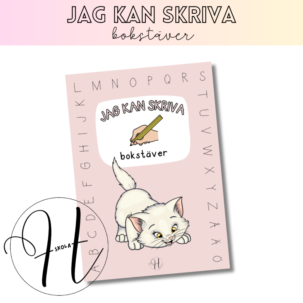 Jag kan skriva bokstäver