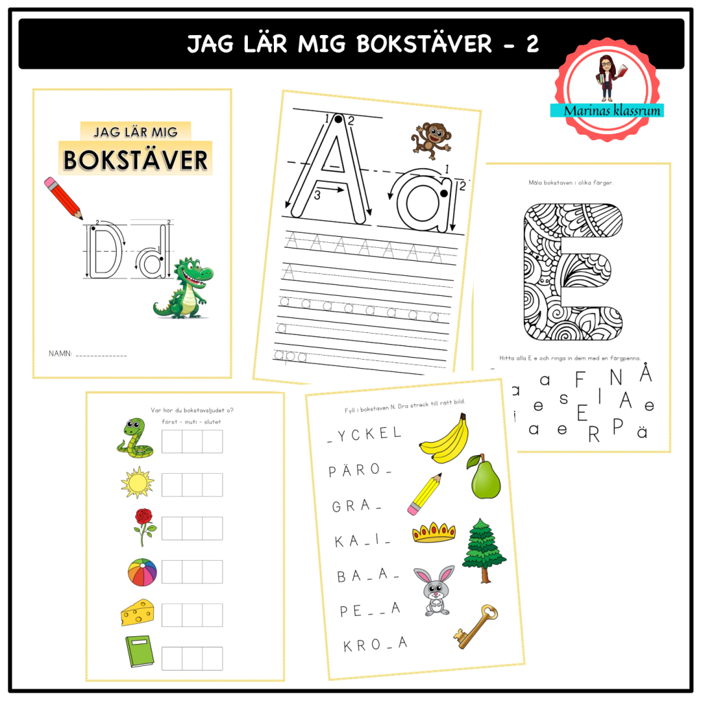 Jag lär mig bokstäver 2