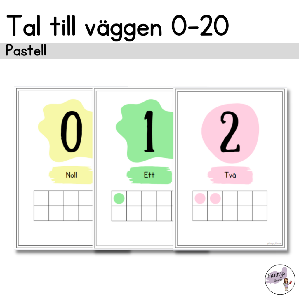 Tal till väggen 0-20