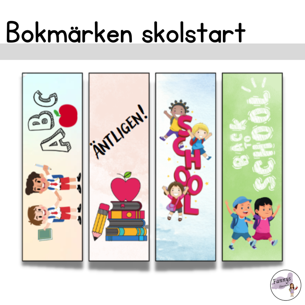 Bokmärken skolstart