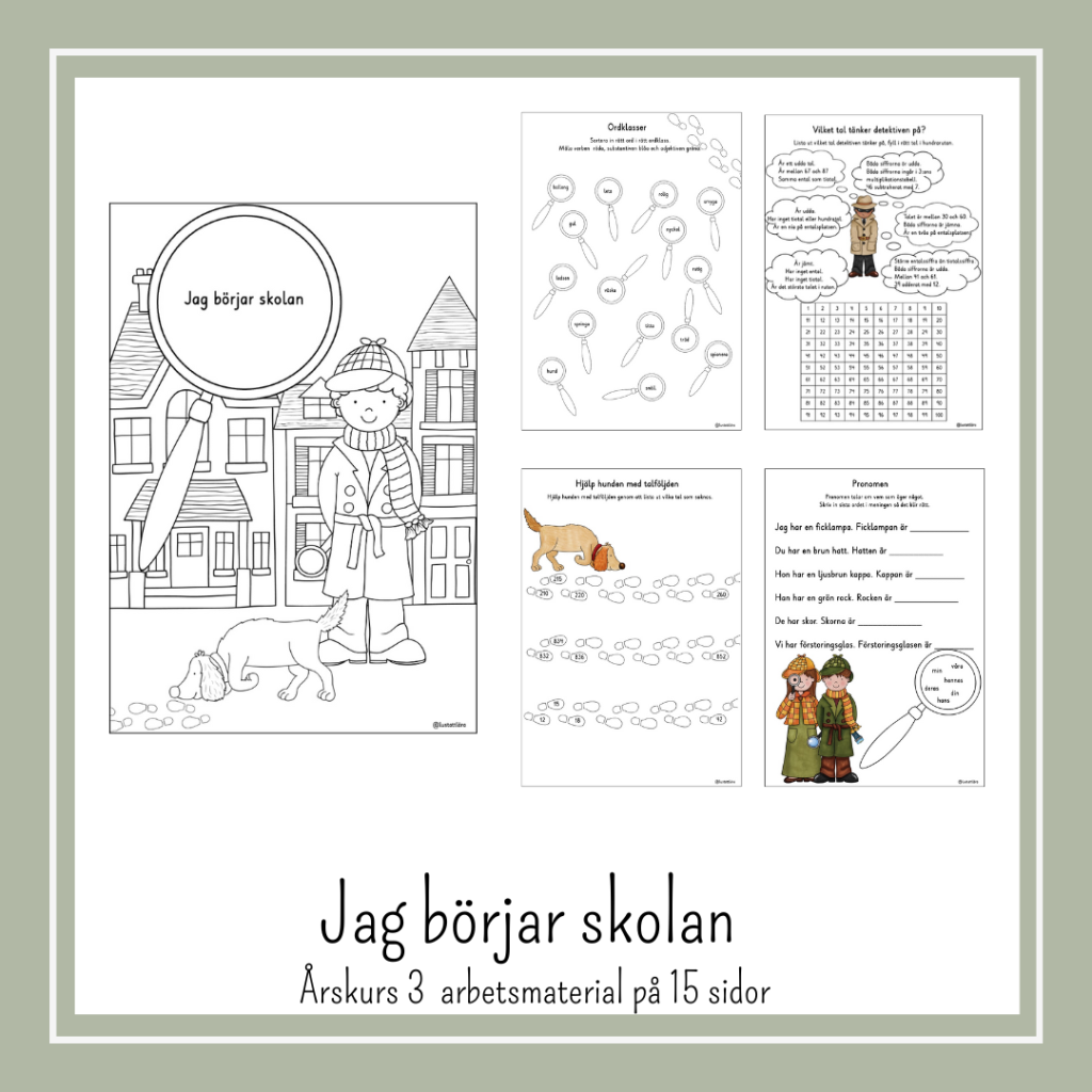 Jag börjar skolan 3