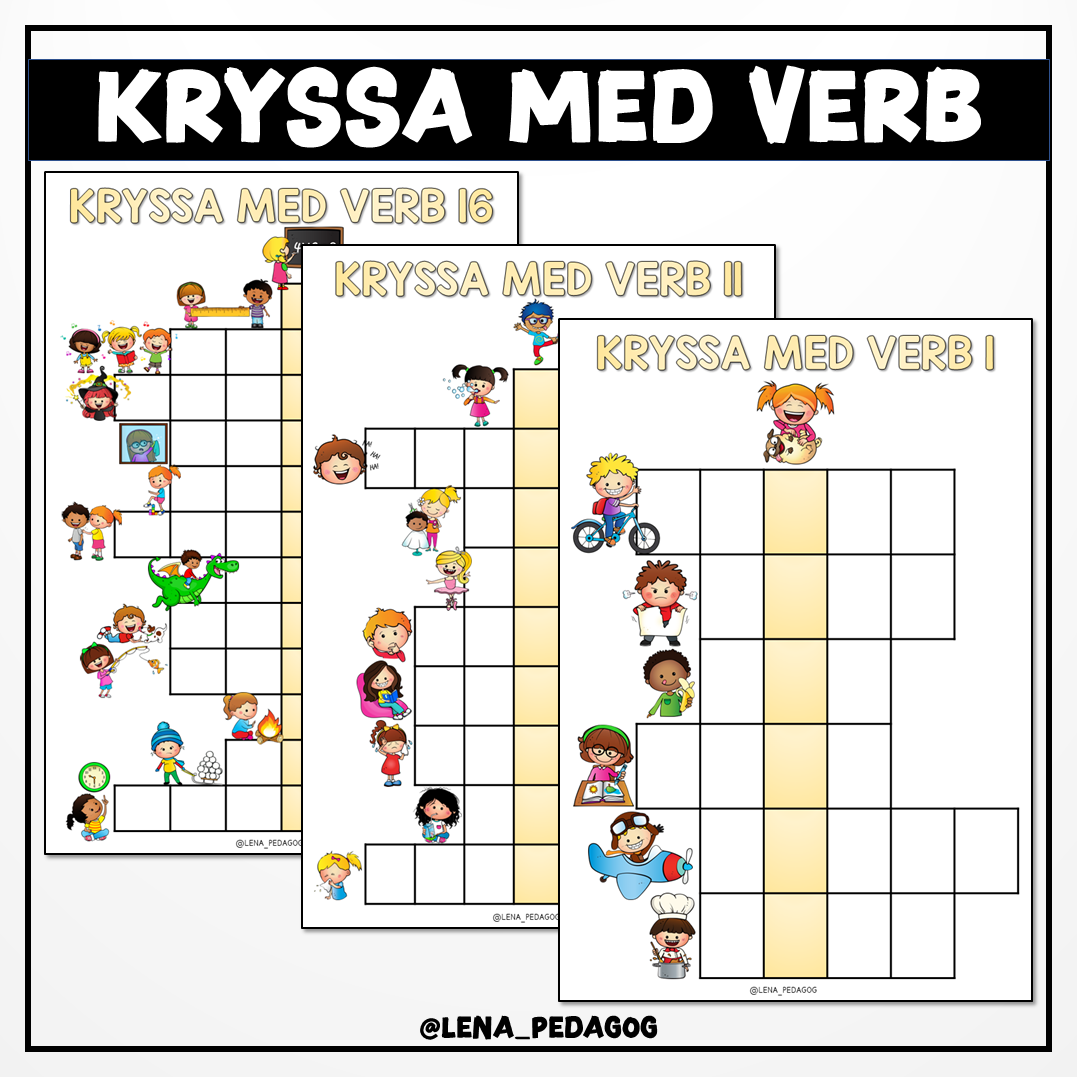 Kryssa med verb