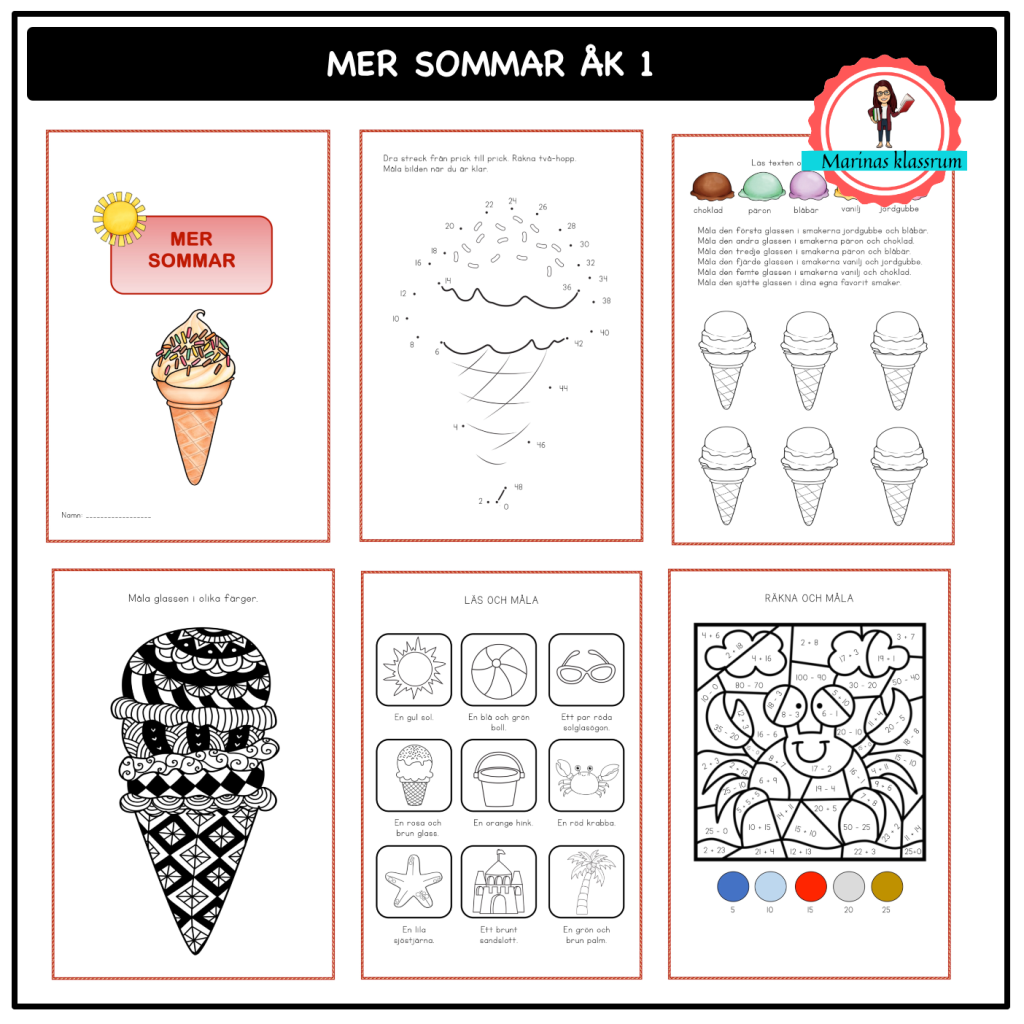 Mer sommar åk 1