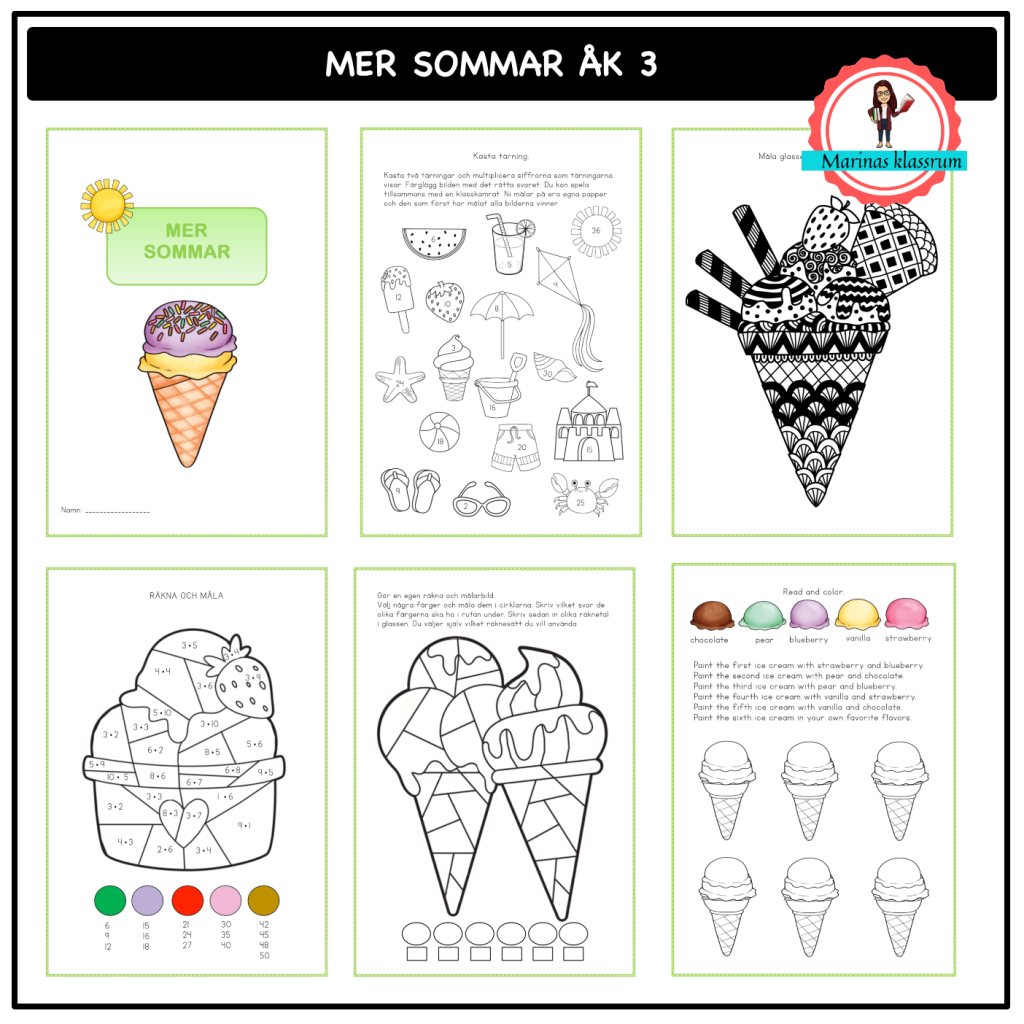 Mer sommar åk 3