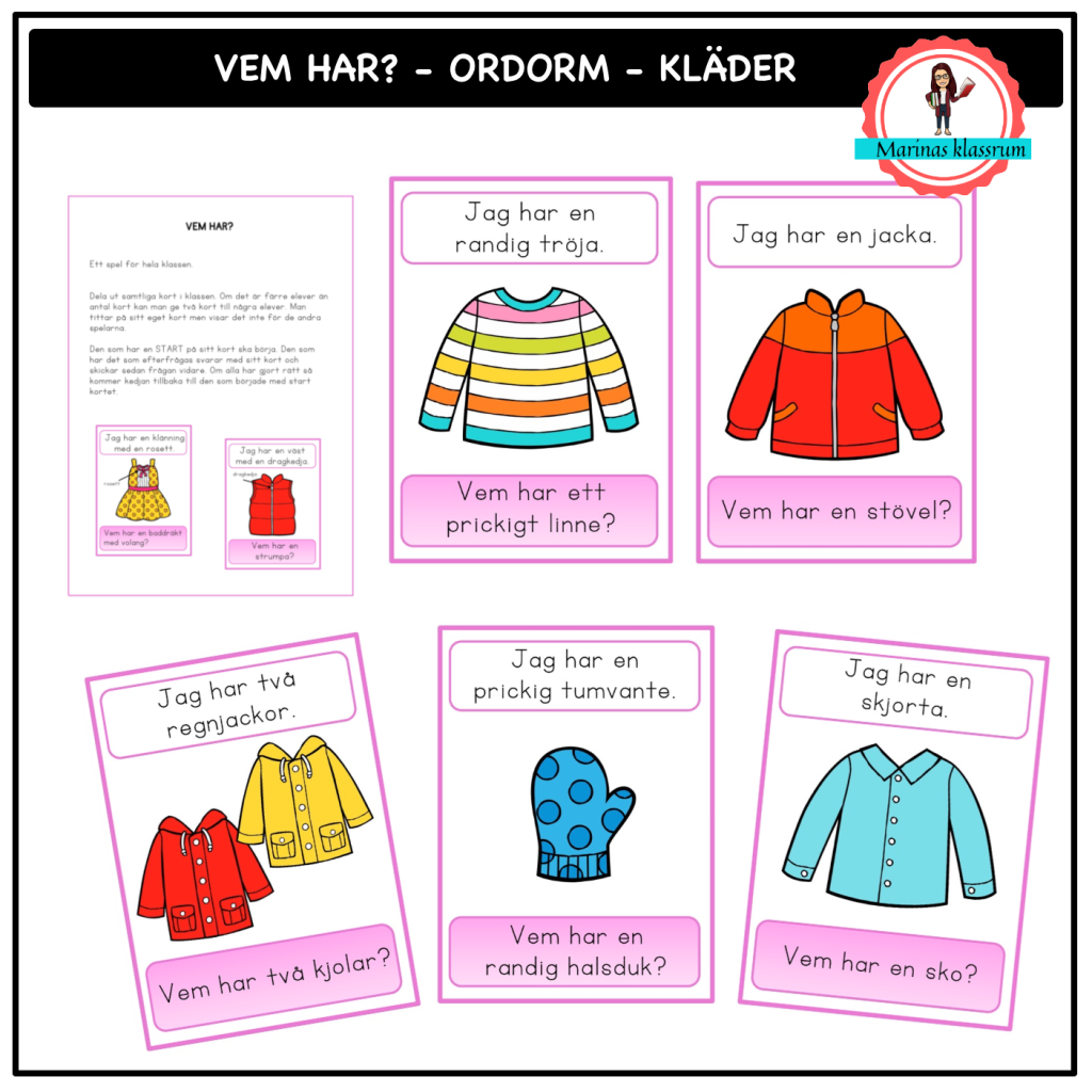 Ordord – Vem har? – kläder