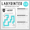 Labyrinter - siffror och tal