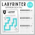 Labyrinter – siffror och tal - bild 1