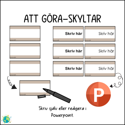 Safari - Skyltar