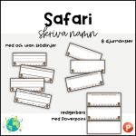 Safari – Namnskyltar - bild 1