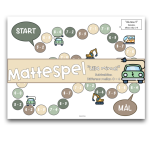 Mattespel – ”Lilla minus 3” – Tema: Fordon - bild 2