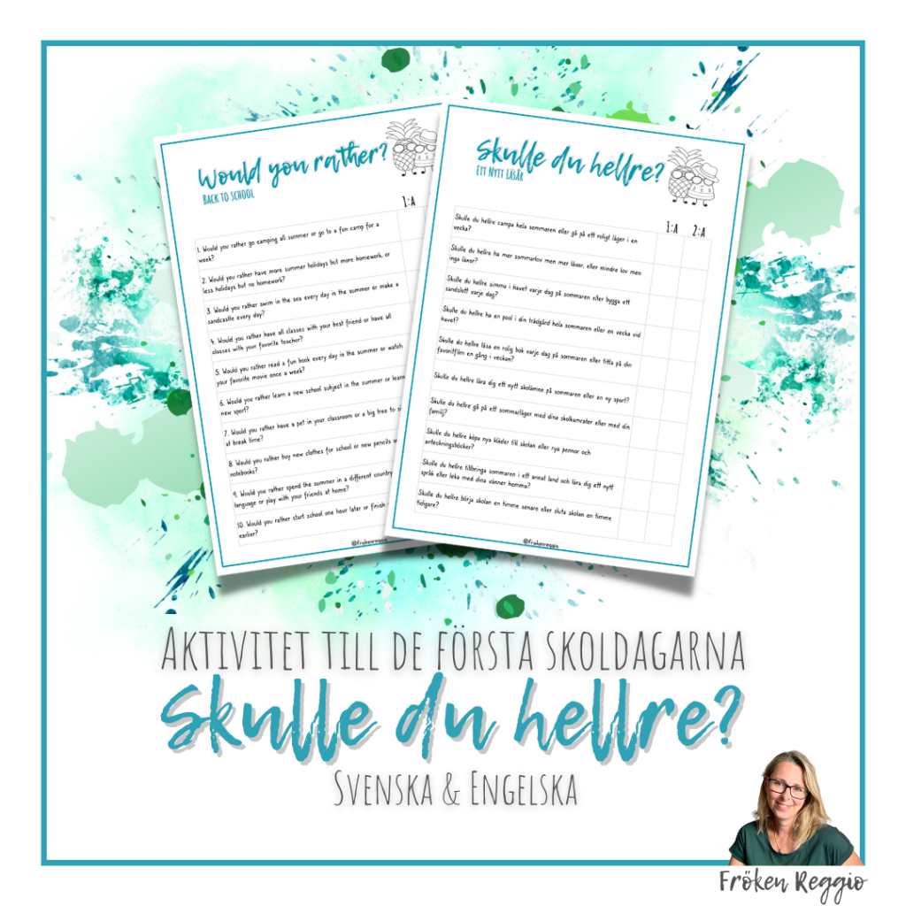Skulle du hellre – Ett nytt läsår