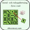 Fyra i rad - antalsuppfattning