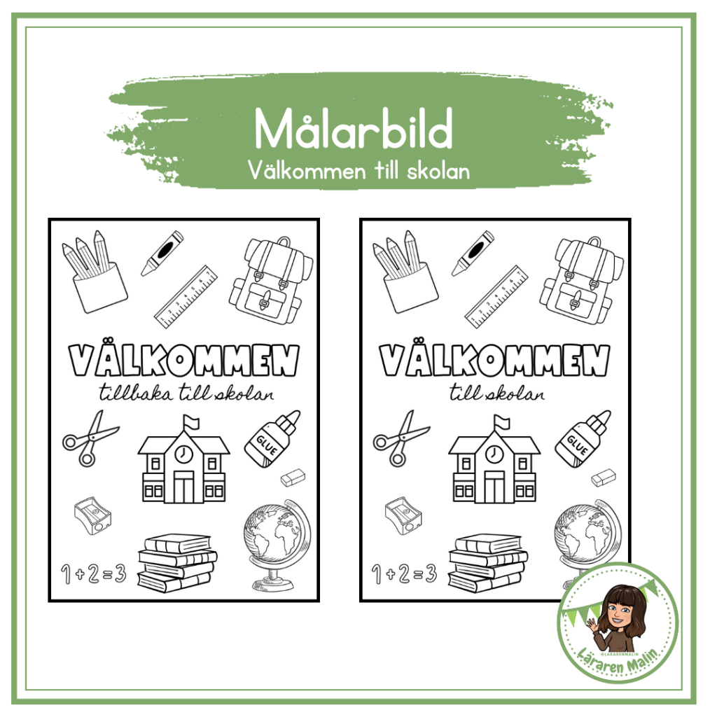 Målarbild – Första dagen efter sommarlovet