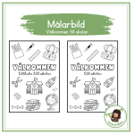 Målarbild – Första dagen efter sommarlovet - bild 1