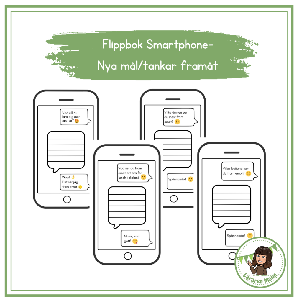 Smartphone Flipbok- Nya mål och tankar om nytt läsår osv.