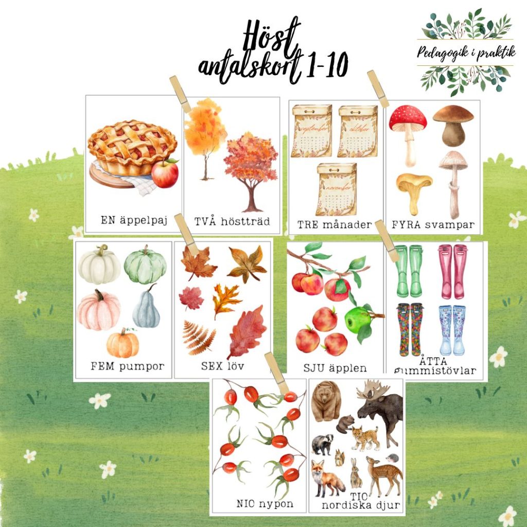 Höst antal 1-10